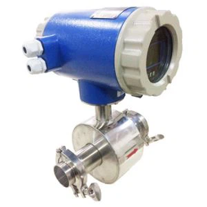 Clamp connection stainless steel electromagnetic flowmeter